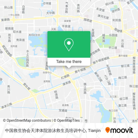 中国救生协会天津体院游泳救生员培训中心 map