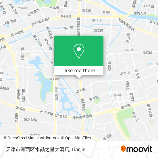天津市河西区水晶之星大酒店 map