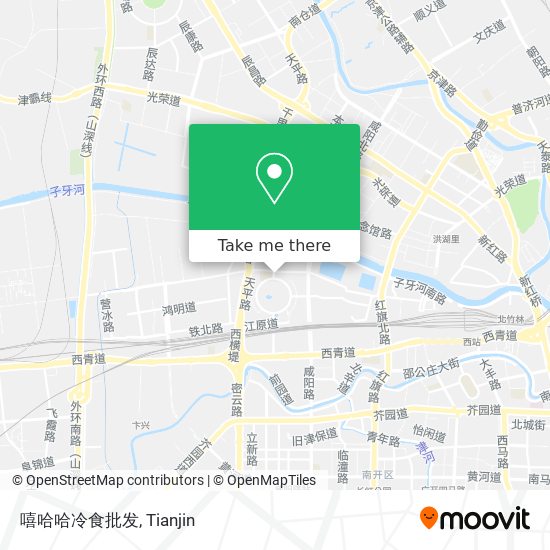 嘻哈哈冷食批发 map