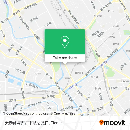 天泰路与席厂下坡交叉口 map