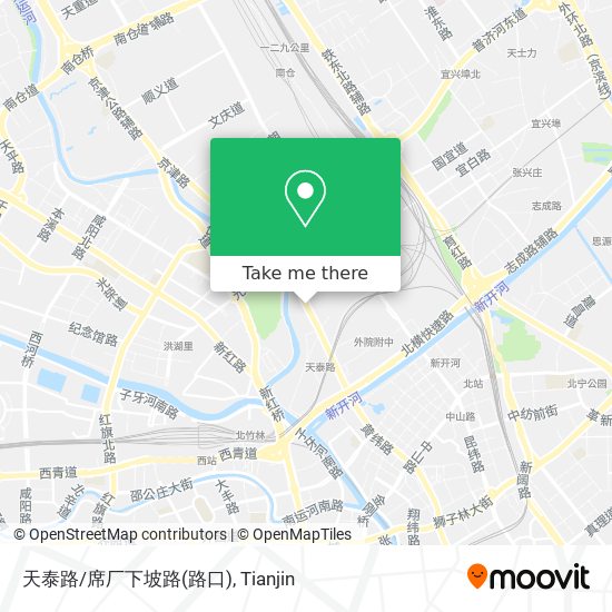 天泰路/席厂下坡路(路口) map