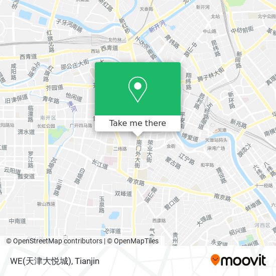 WE(天津大悦城) map