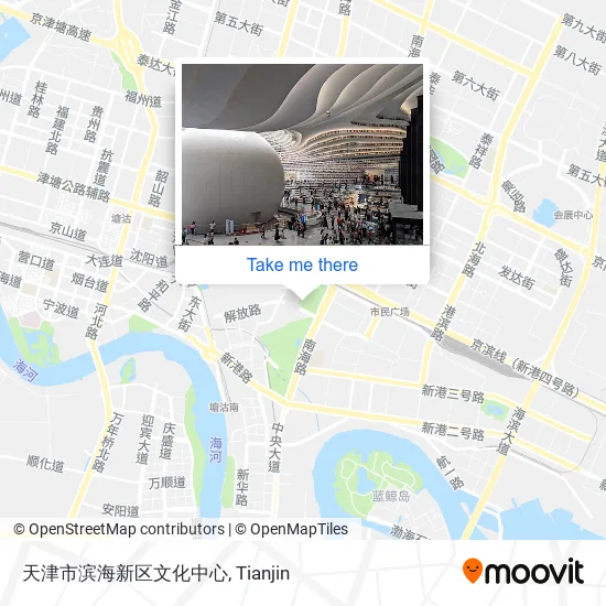 天津市滨海新区文化中心 map