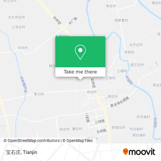 宝石庄 map