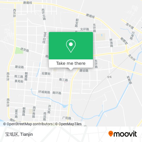 宝坻区 map