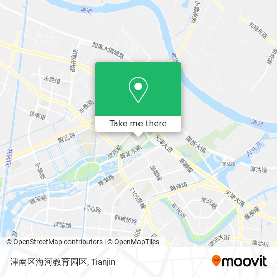津南区海河教育园区 map