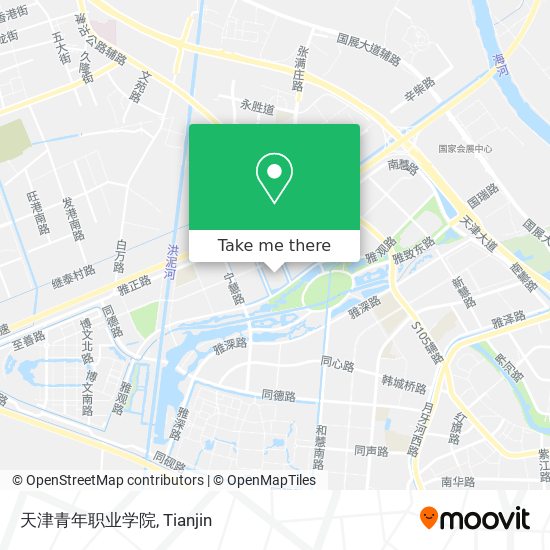 天津青年职业学院 map