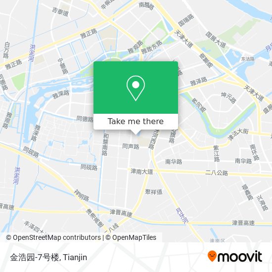 金浩园-7号楼 map