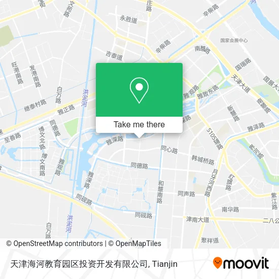 天津海河教育园区投资开发有限公司 map