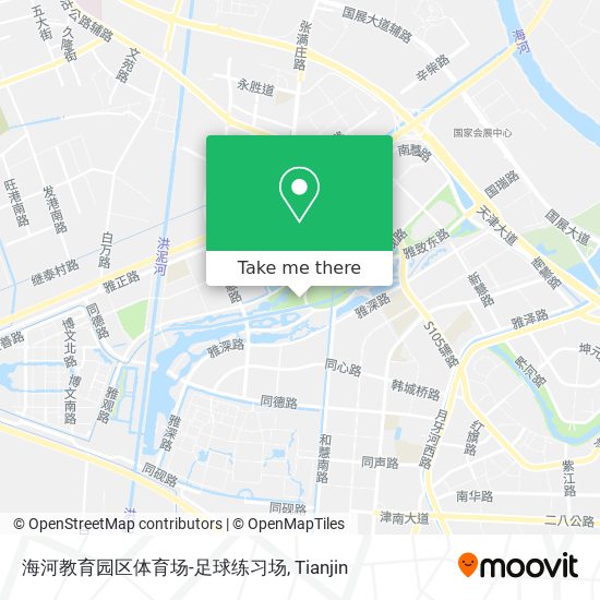 海河教育园区体育场-足球练习场 map