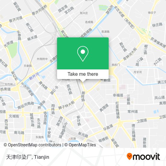 天津印染厂 map