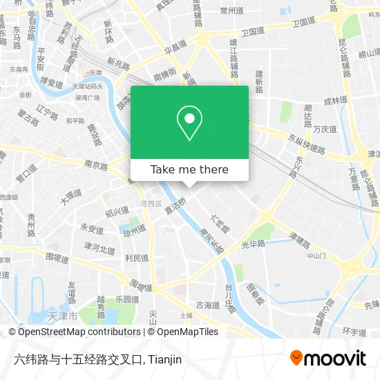 六纬路与十五经路交叉口 map