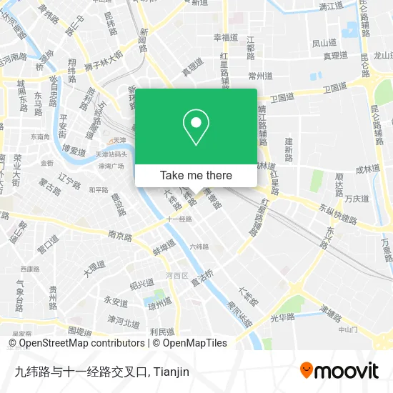 九纬路与十一经路交叉口 map