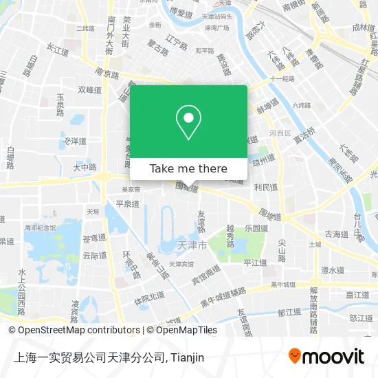 上海一实贸易公司天津分公司 map