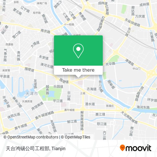 天台鸿锡公司工程部 map