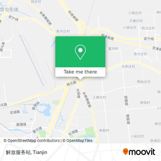 解放服务站 map