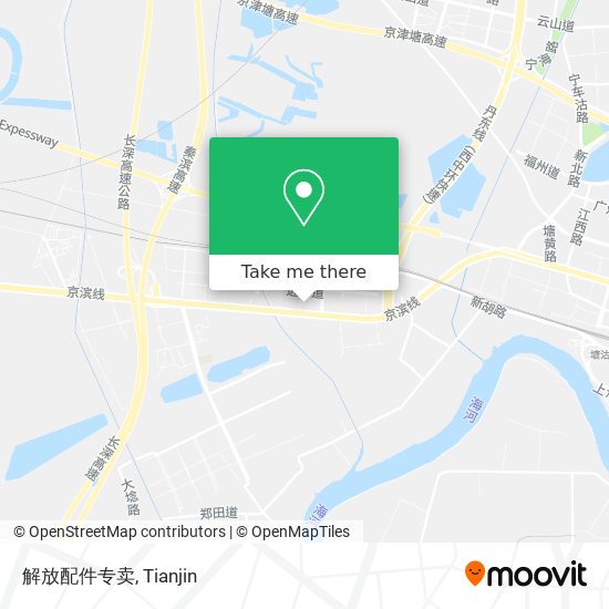 解放配件专卖 map