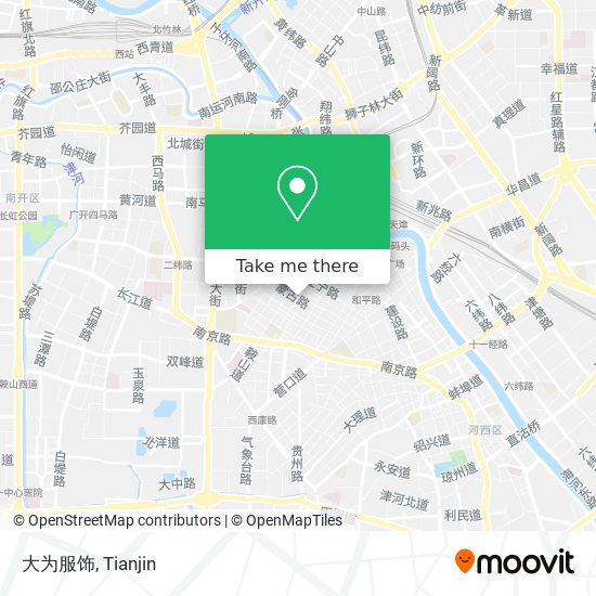 大为服饰 map