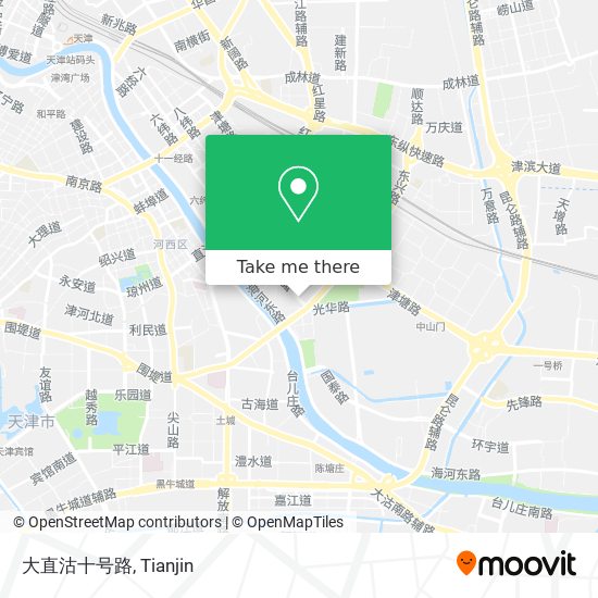 大直沽十号路 map