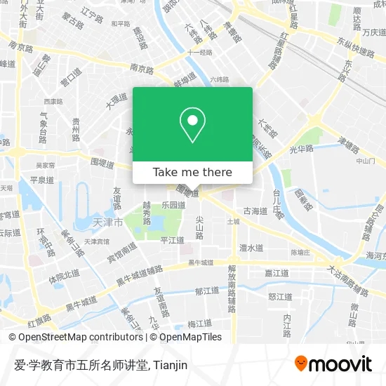 爱·学教育市五所名师讲堂 map