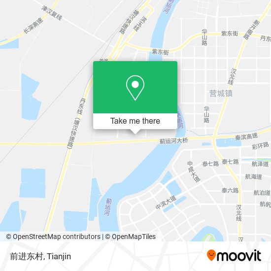 前进东村 map