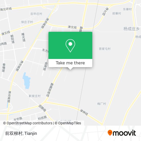 前双柳村 map