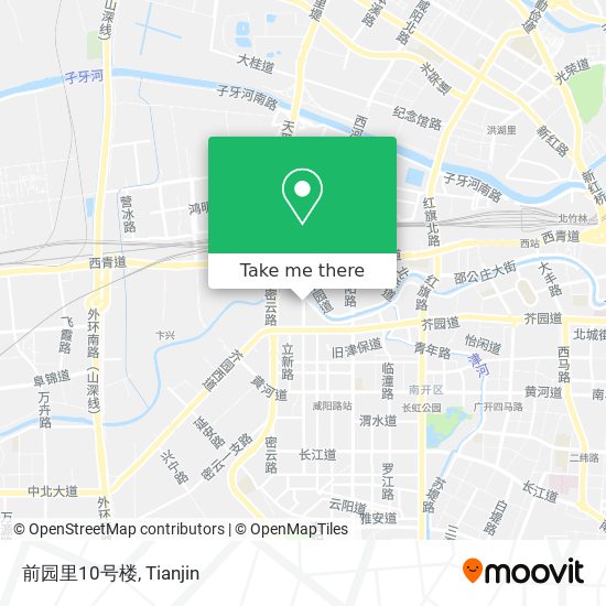 前园里10号楼 map