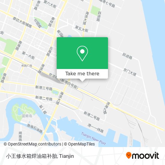 小王修水箱焊油箱补胎 map