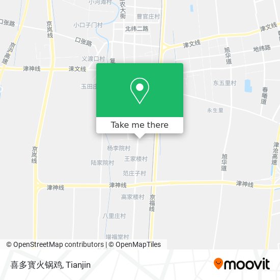 喜多寳火锅鸡 map