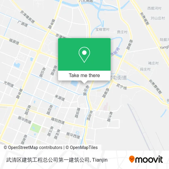 武清区建筑工程总公司第一建筑公司 map