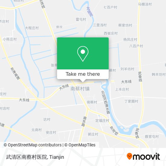 武清区南蔡村医院 map