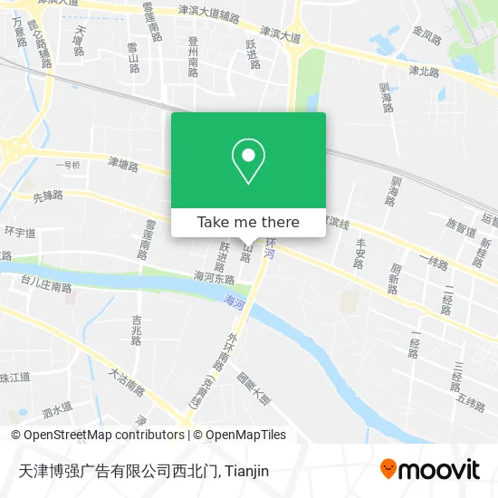 天津博强广告有限公司西北门 map