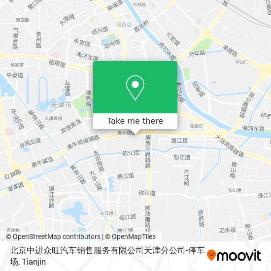 北京中进众旺汽车销售服务有限公司天津分公司-停车场 map