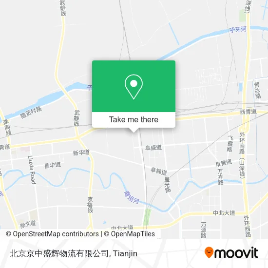 北京京中盛辉物流有限公司 map