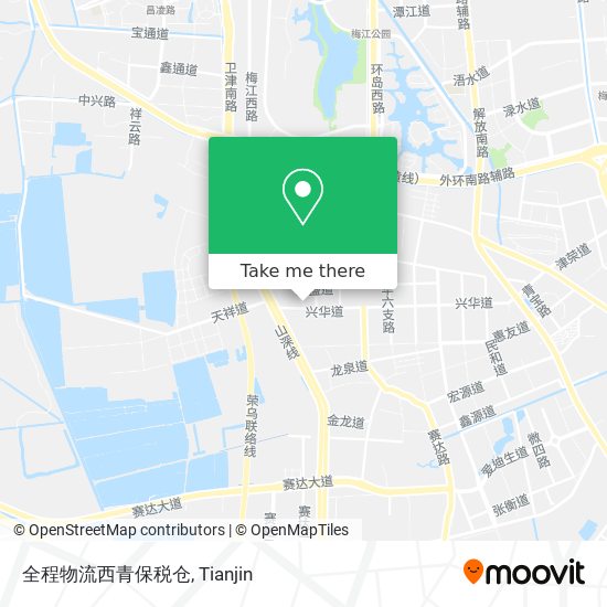 全程物流西青保税仓 map