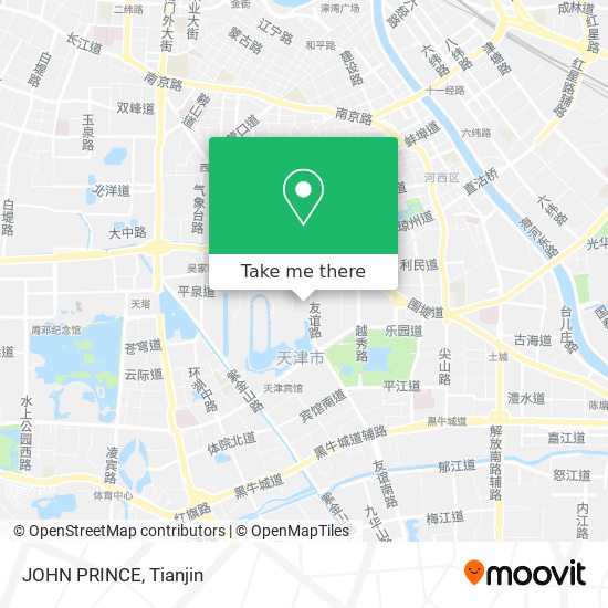 JOHN PRINCE map