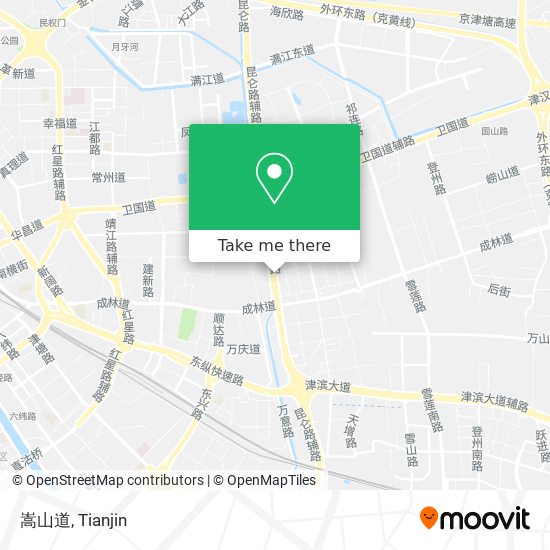 嵩山道 map