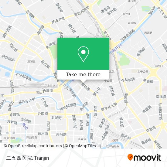 二五四医院 map