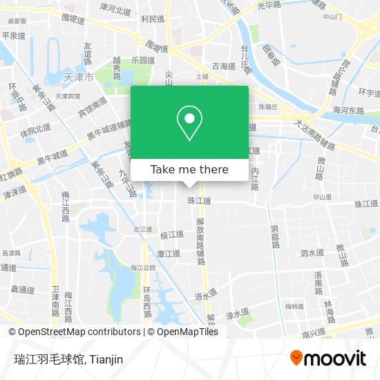 瑞江羽毛球馆 map