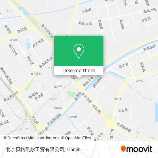 北京贝格凯尔工贸有限公司 map
