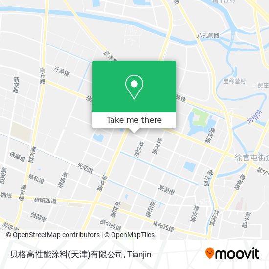 贝格高性能涂料(天津)有限公司 map