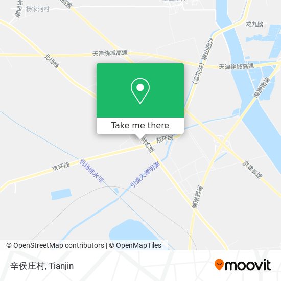 辛侯庄村 map