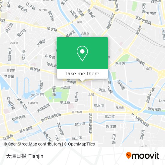 天津日报 map