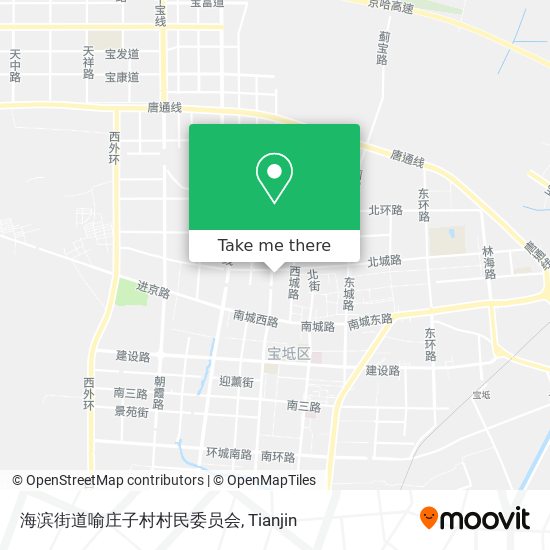 海滨街道喻庄子村村民委员会 map