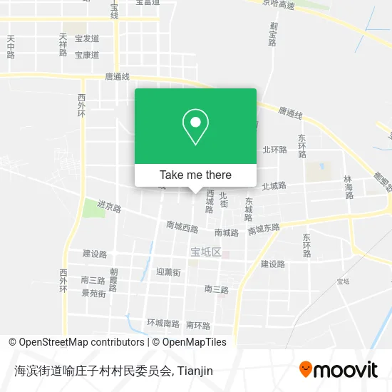 海滨街道喻庄子村村民委员会 map
