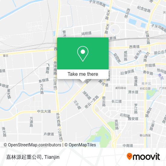 嘉林源起重公司 map