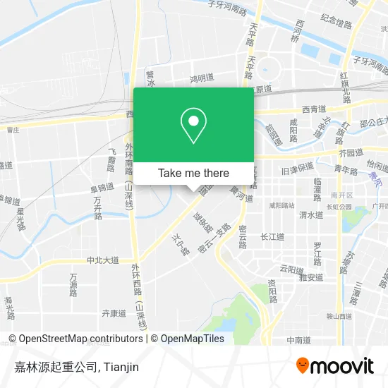 嘉林源起重公司 map