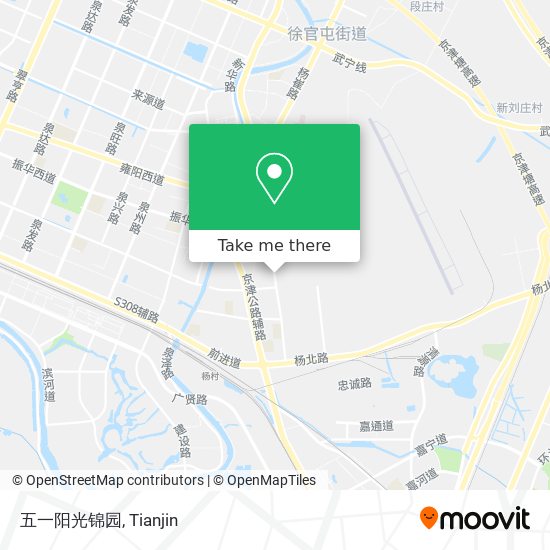 五一阳光锦园 map