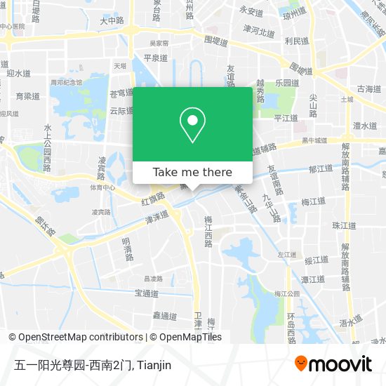 五一阳光尊园-西南2门 map