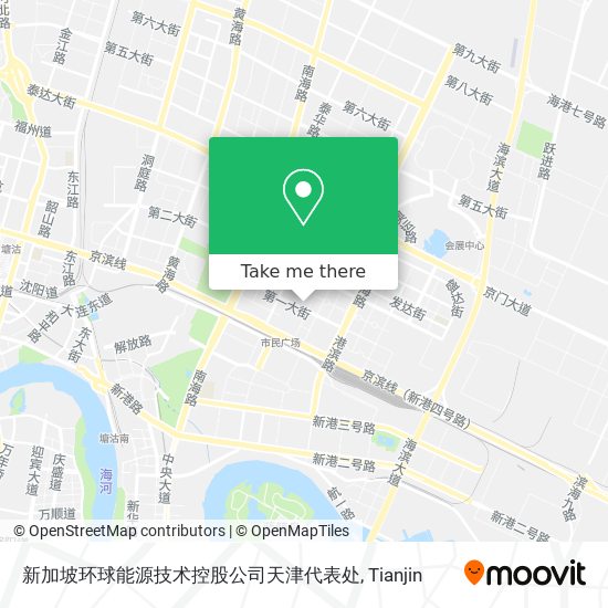 新加坡环球能源技术控股公司天津代表处 map